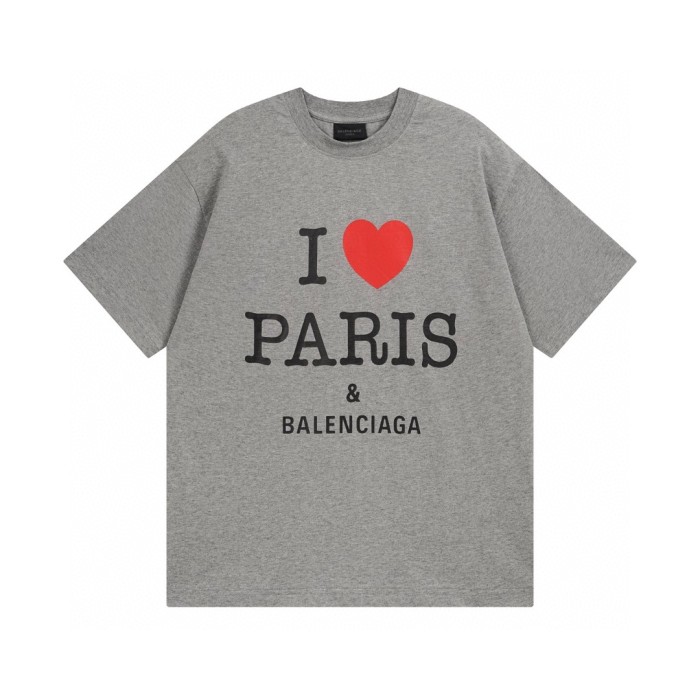 Balenciaga I Heart Paris Fit Faded Wash T-Shirt
