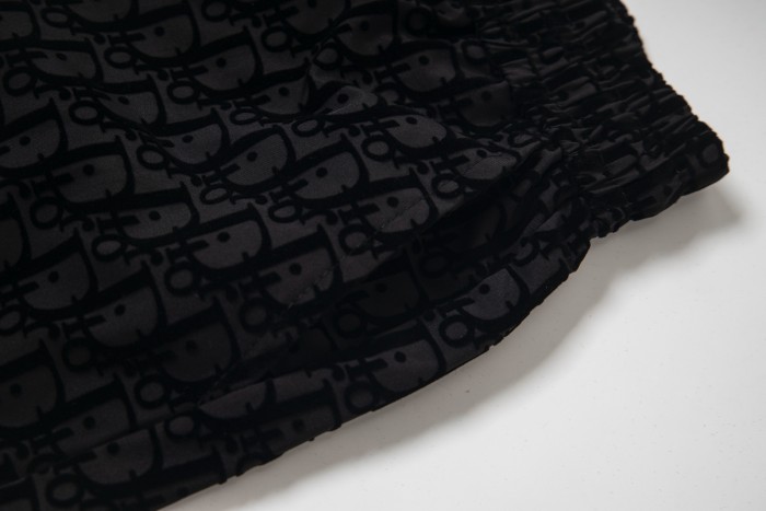 Dior Flocked Print Bermuda Jogging Shorts