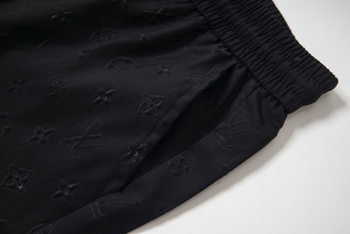 Louis Vuitton Monogram Moire Jacquard Silk Shorts