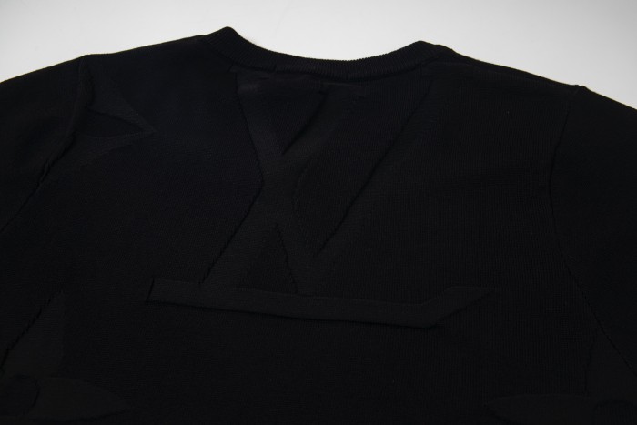 Louis Vuitton Monogram Short-Sleeved Cotton Crewneck
