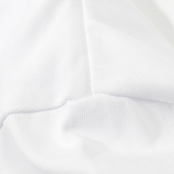 MonclerWhite Logo Cotton T-Shirt