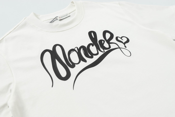 Moncler Calligraphy Logo Cotton T-Shirt - Lunar New Year for Year of the Snake