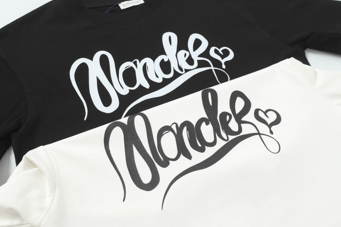 Moncler Calligraphy Logo Cotton T-Shirt - Lunar New Year for Year of the Snake