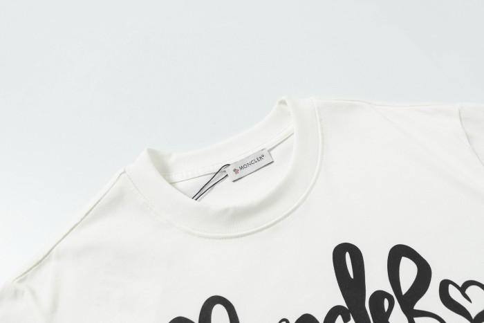 Moncler Calligraphy Logo Cotton T-Shirt - Lunar New Year for Year of the Snake