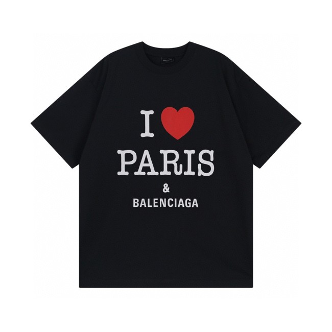 Balenciaga I Heart Paris Fit Faded Wash T-Shirt
