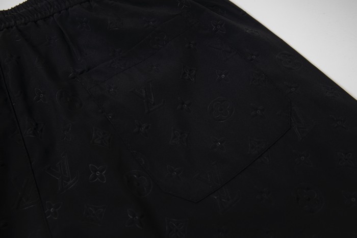 Louis Vuitton Monogram Moire Jacquard Silk Shorts