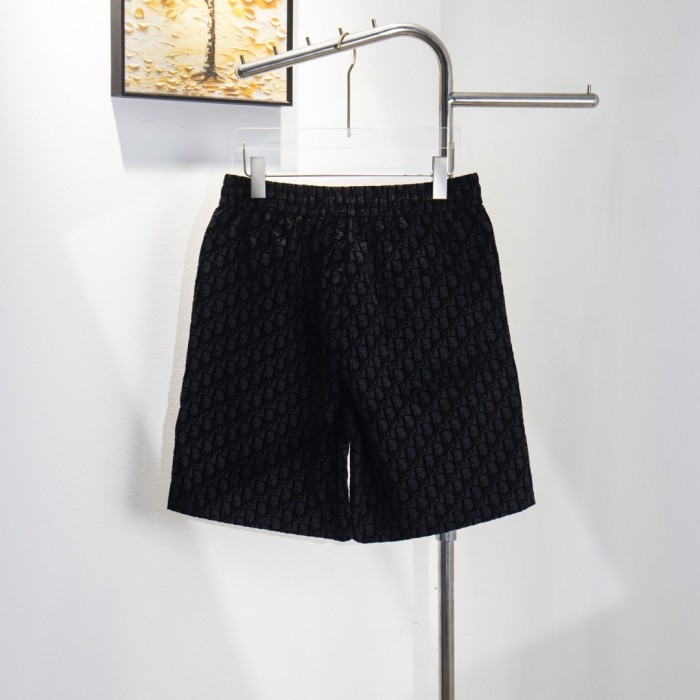 Dior Flocked Print Bermuda Jogging Shorts