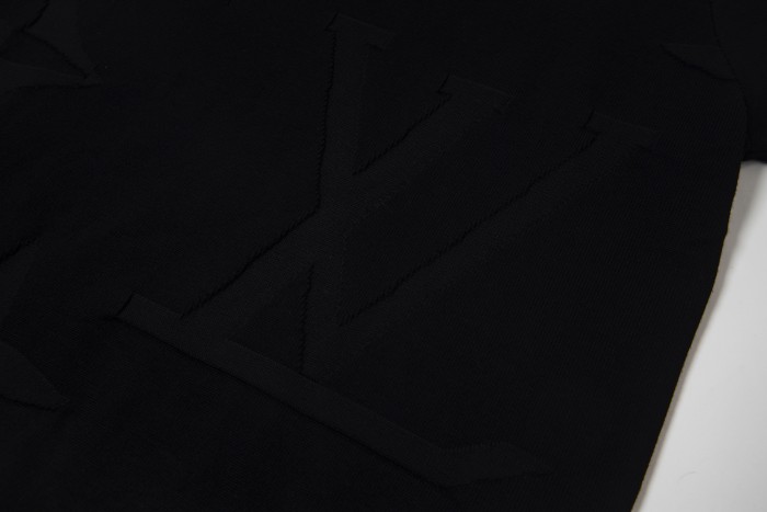 Louis Vuitton Monogram Short-Sleeved Cotton Crewneck