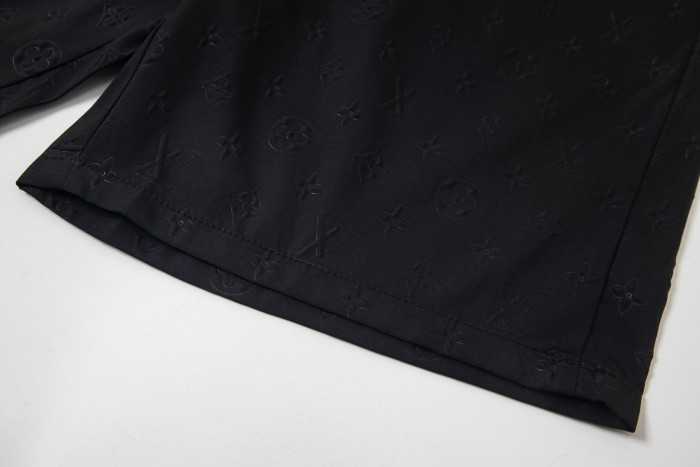 Louis Vuitton Monogram Moire Jacquard Silk Shorts