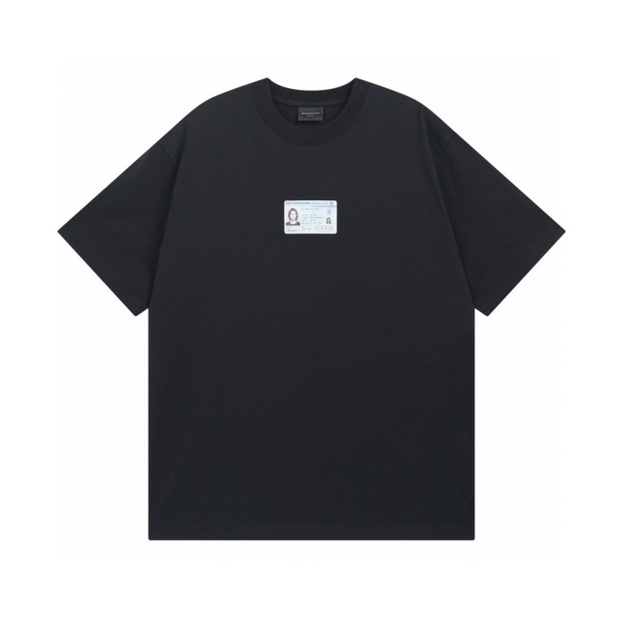 Balenciaga ID card print short-sleeved T-shirt