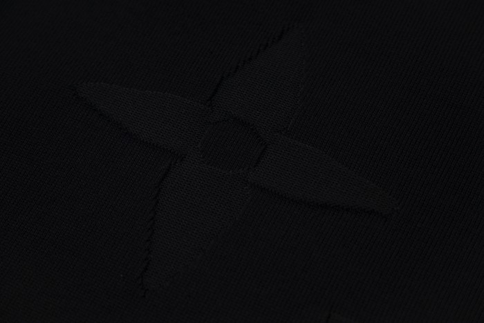 Louis Vuitton Monogram Short-Sleeved Cotton Crewneck