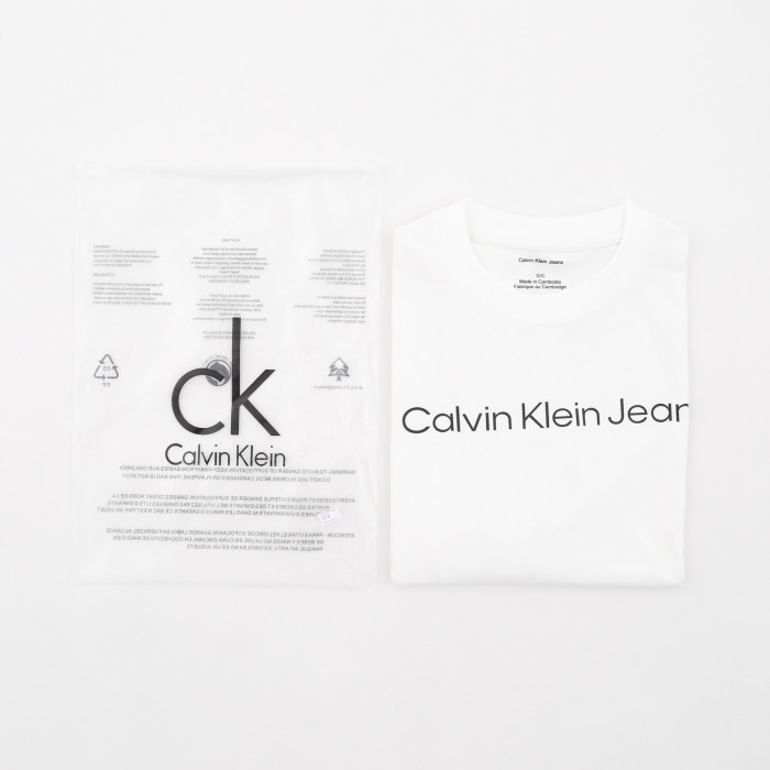 Calvin Klein Regular Fit Institutional Logo Stretch T-Shirt