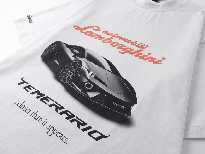 Men's Balenciaga Automobili Lamborghini Oversized T-shirt