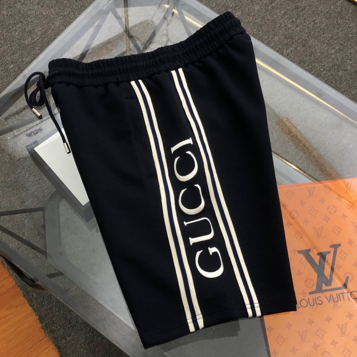 Gucci Logo Embroidered Shorts