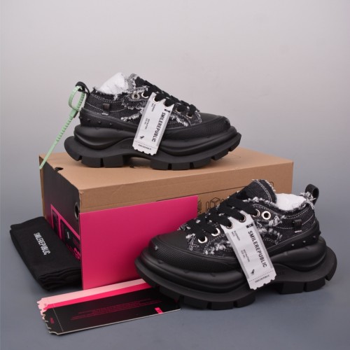 Smilerepublic Classic Black Slip On Shoes