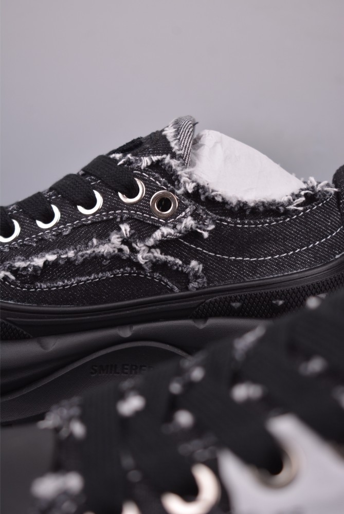 Smilerepublic Classic Black Slip On Shoes