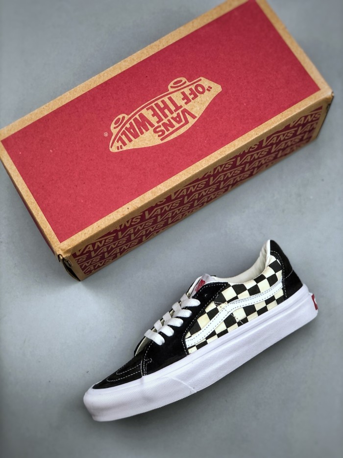 Vans Sk8-Low  Black Checkerboard  Sneakers