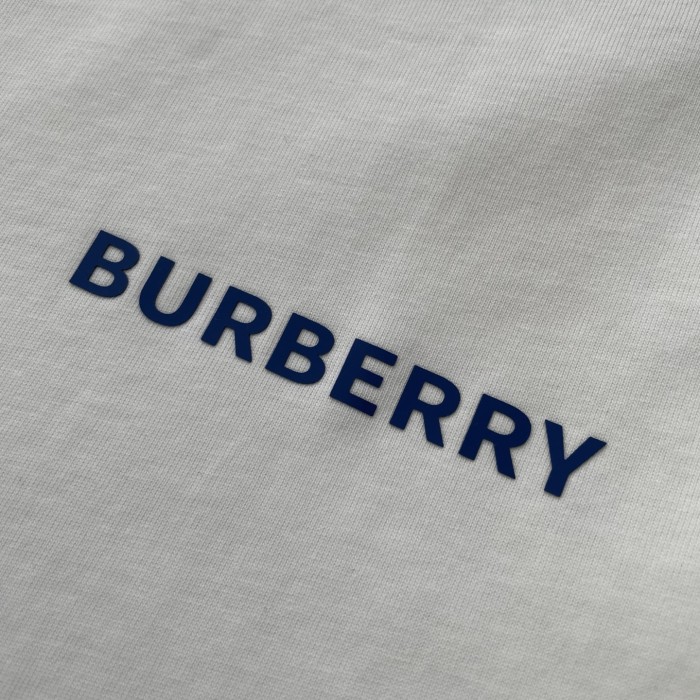 Burberry Cotton T-shirt in Salt - Men