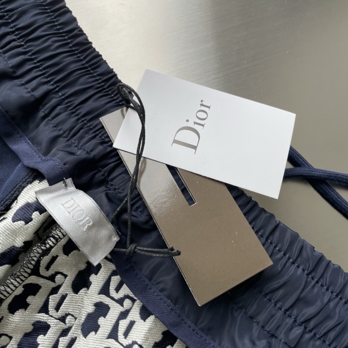 Dior CD obscure jacquard towelling shorts