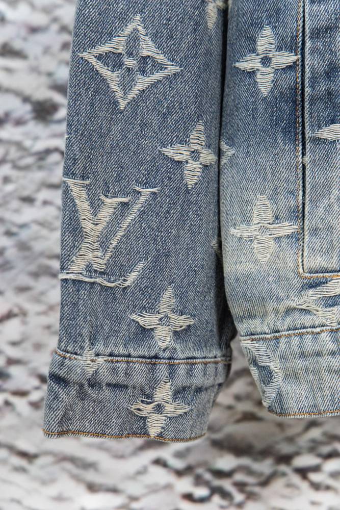 Louis Vuitton Jacquard Denim Trucker Jackets