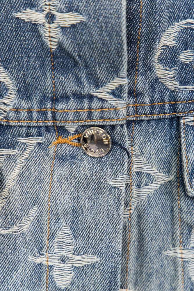 Louis Vuitton Jacquard Denim Trucker Jackets