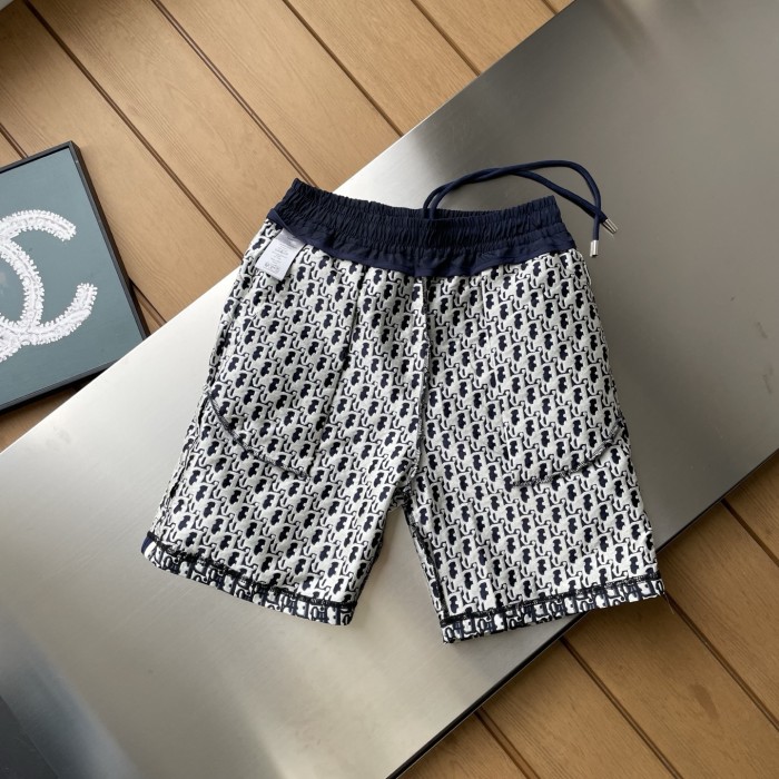 Dior CD obscure jacquard towelling shorts