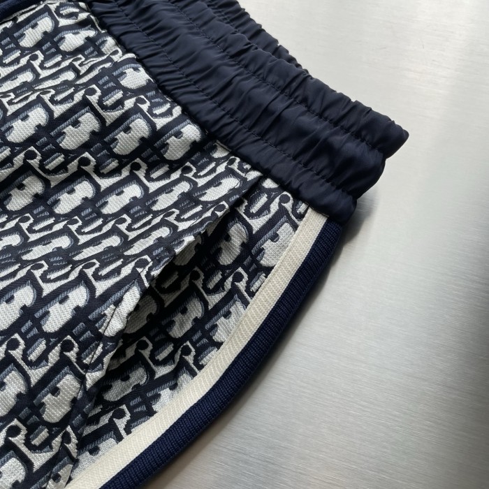 Dior CD obscure jacquard towelling shorts