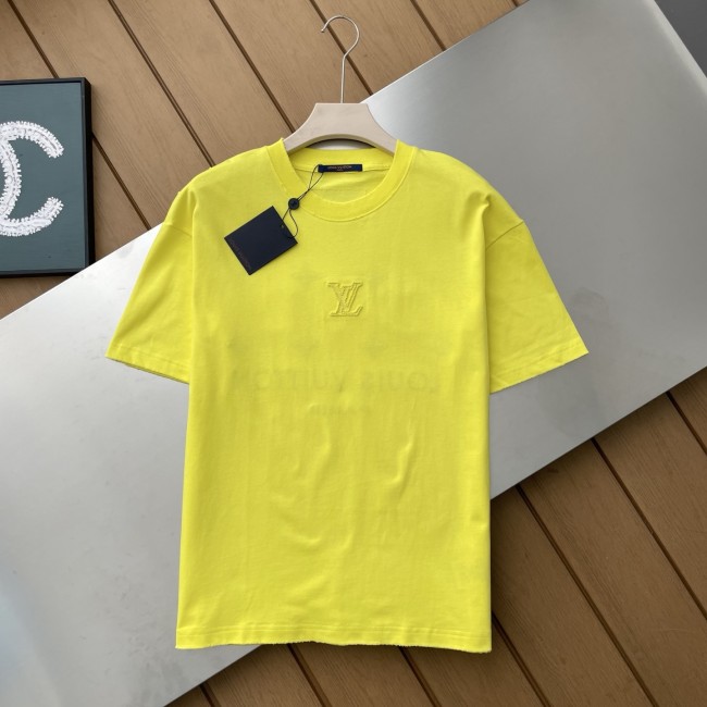 Louis Vuitton Logo Embroidered Short Sleeve T-Shirt