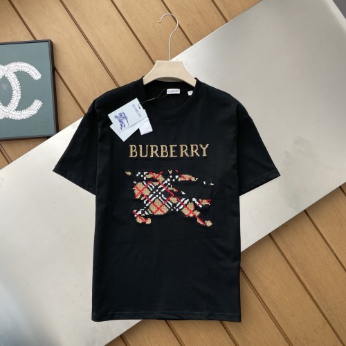 Burberry Cross Stitch EKD​ Cotton T-shirt in Chalk - Men
