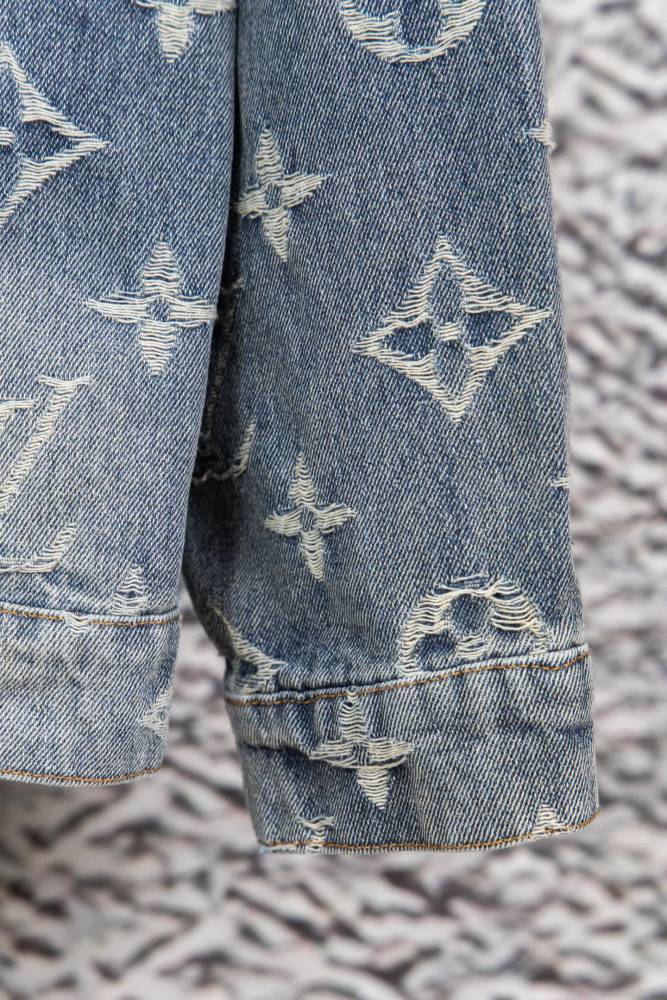 Louis Vuitton Jacquard Denim Trucker Jackets