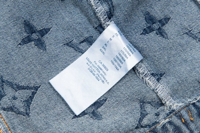 Louis Vuitton Jacquard Denim Trucker Jackets