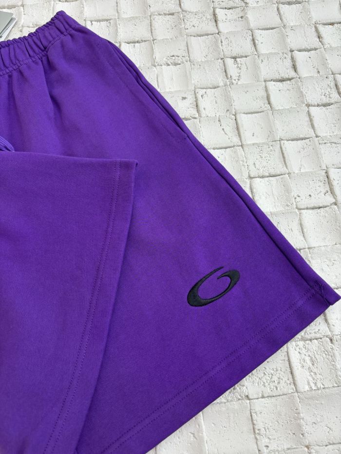 Balenciaga ring embroidered shorts