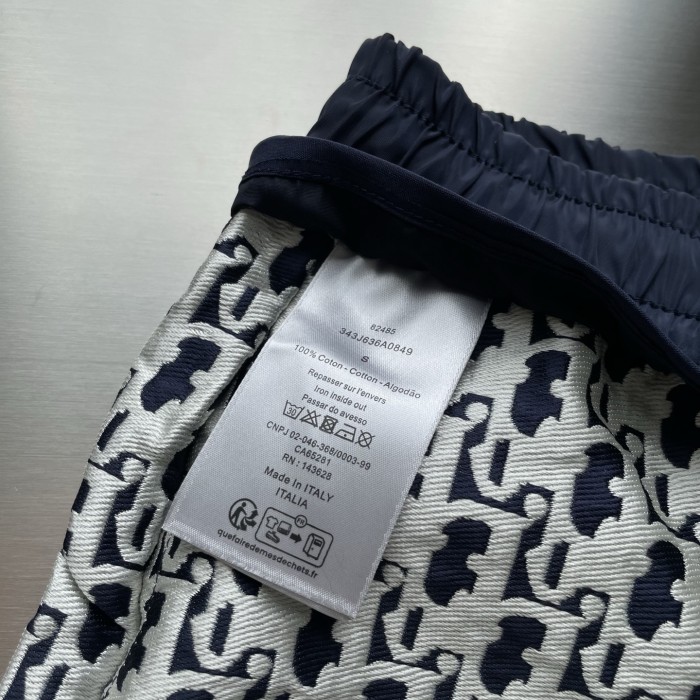 Dior CD obscure jacquard towelling shorts
