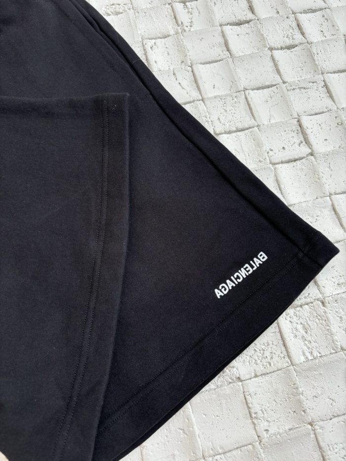Balenciaga - Straight-Leg Logo-Print Cotton-Jersey Shorts