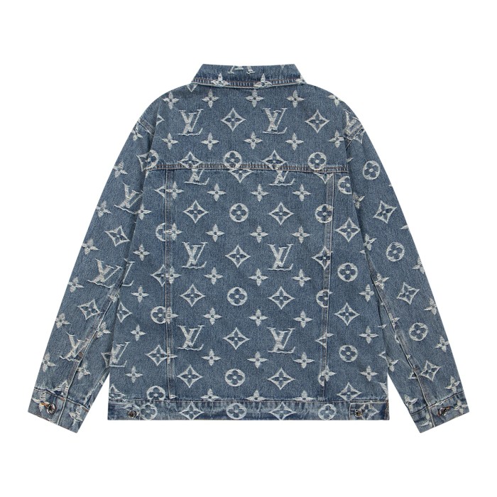 Louis Vuitton Jacquard Denim Trucker Jackets