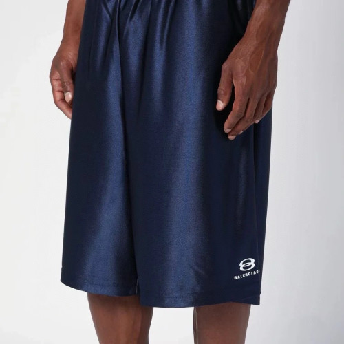Balenciaga Blue Unity Sports Icon Basketball Shorts