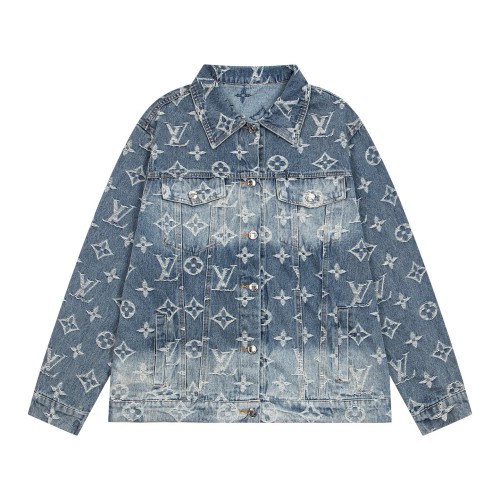 Louis Vuitton Jacquard Denim Trucker Jackets