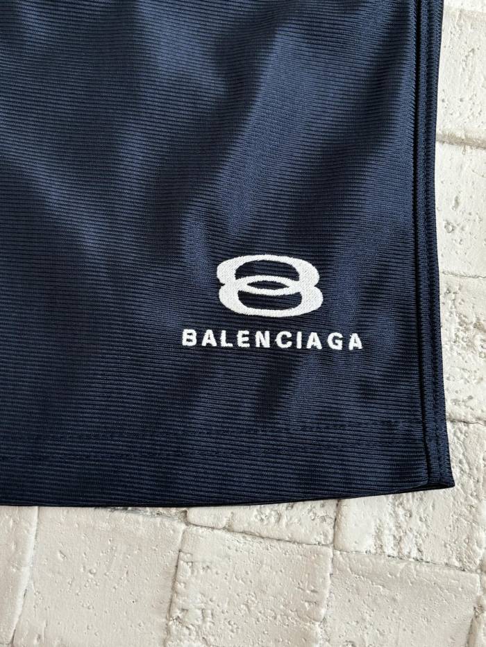Balenciaga Blue Unity Sports Icon Basketball Shorts