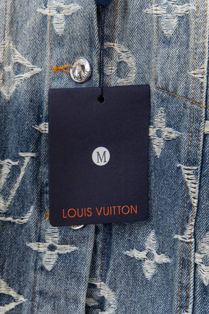 Louis Vuitton Jacquard Denim Trucker Jackets