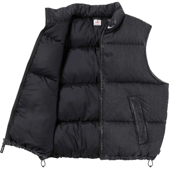 Supreme Nike Denim Puffer Vest