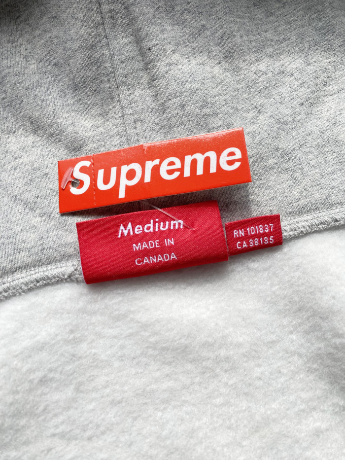 Supreme 24FW Small Box Zip Up Hooded Sweatshirt