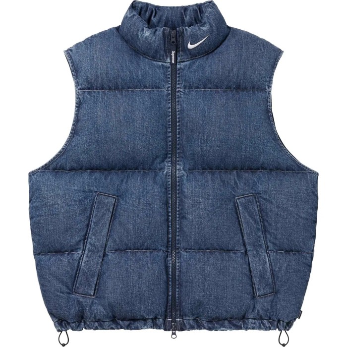 Supreme Nike Denim Puffer Vest