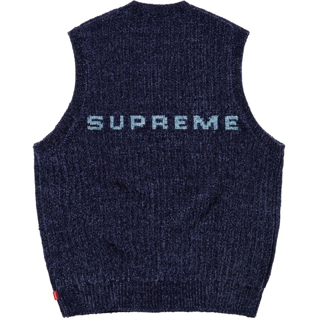 Supreme 24FW Chenille Sweater Vest