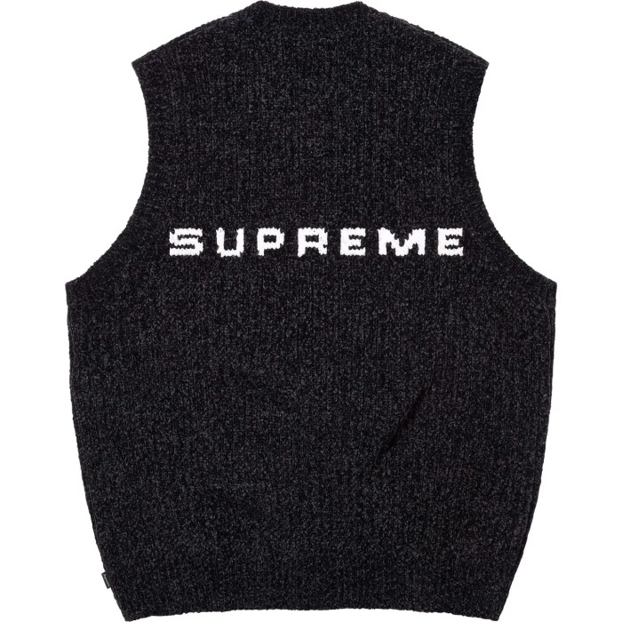 Supreme 24FW Chenille Sweater Vest
