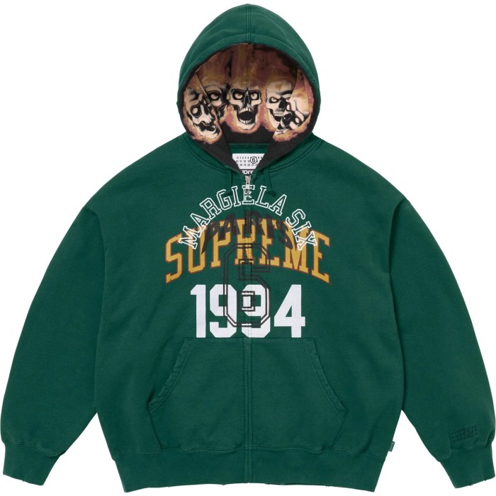Supreme Maison Margiela Zip Up Hooded Sweatshirt