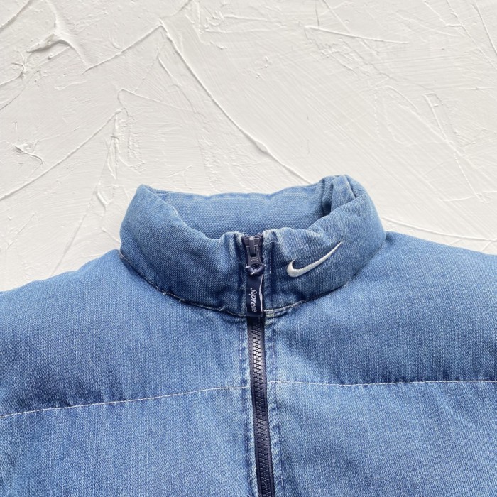 Supreme Nike Denim Puffer Vest