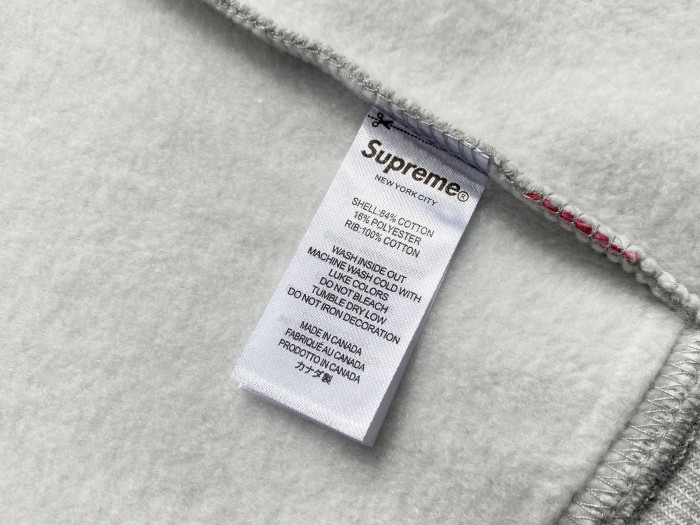 Supreme 24FW Small Box Zip Up Hooded Sweatshirt