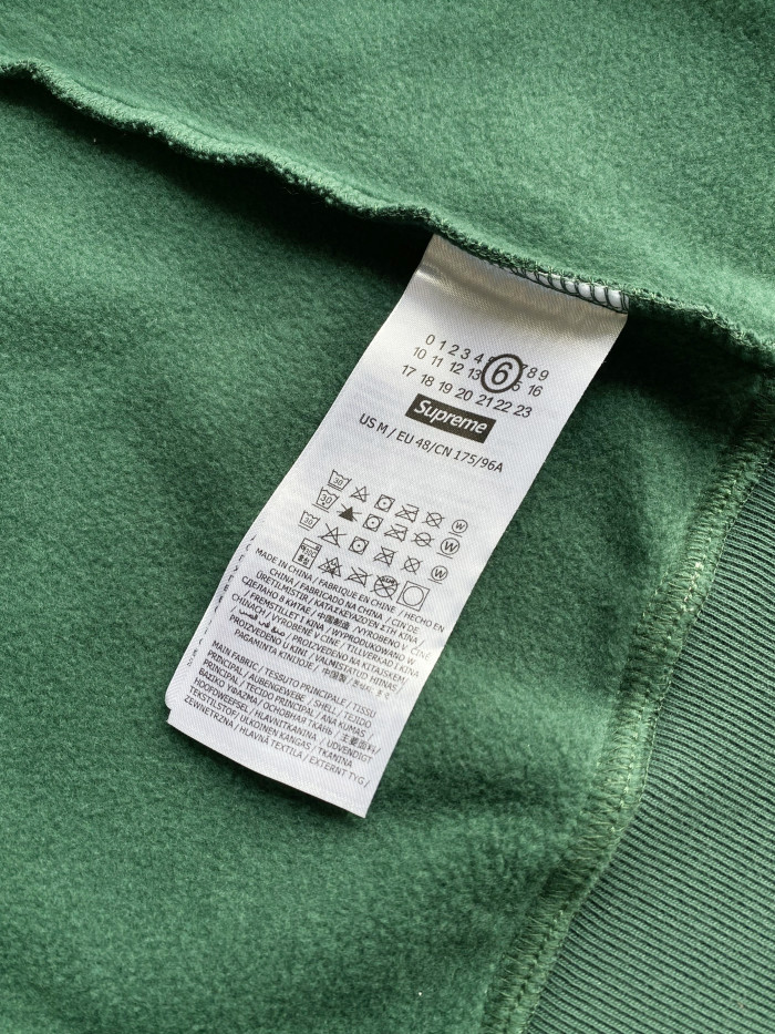 Supreme Maison Margiela Zip Up Hooded Sweatshirt