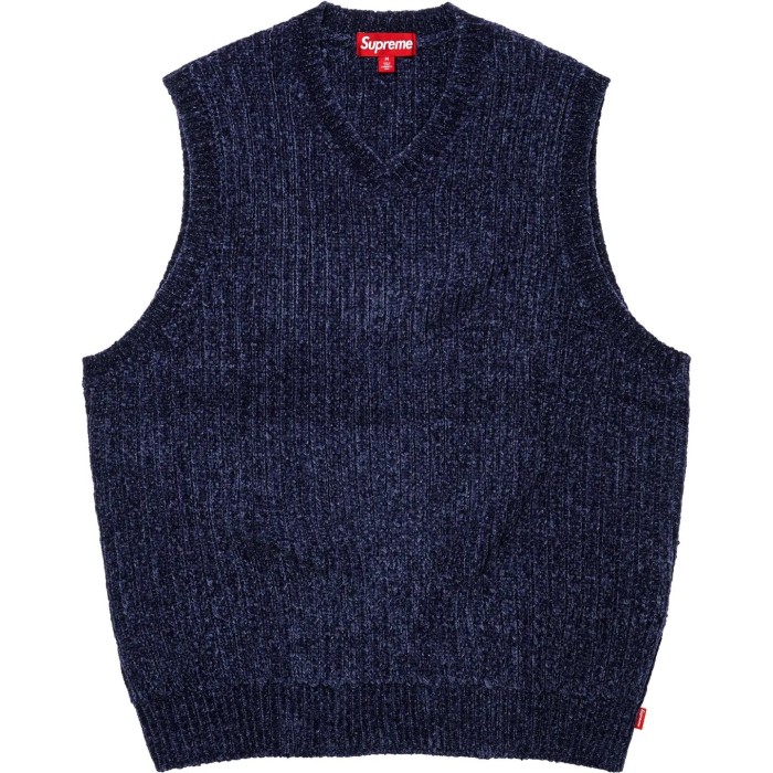 Supreme 24FW Chenille Sweater Vest