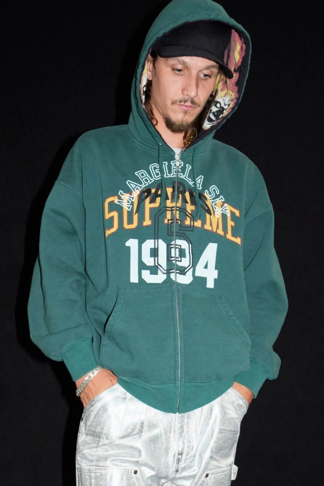 Supreme Maison Margiela Zip Up Hooded Sweatshirt